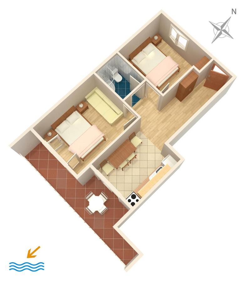 Apartments By The Sea Zavala, Hvar - 553 耶尔萨 外观 照片