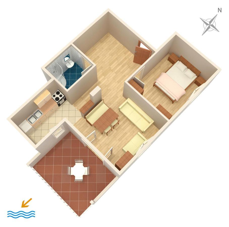 Apartments By The Sea Zavala, Hvar - 553 耶尔萨 外观 照片
